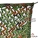 20' X 20' Woodland Camo Netting with Mesh Support Grid - Lightweight Net