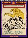 Vintage Clemson Tigers 2010 Football Program Calendar