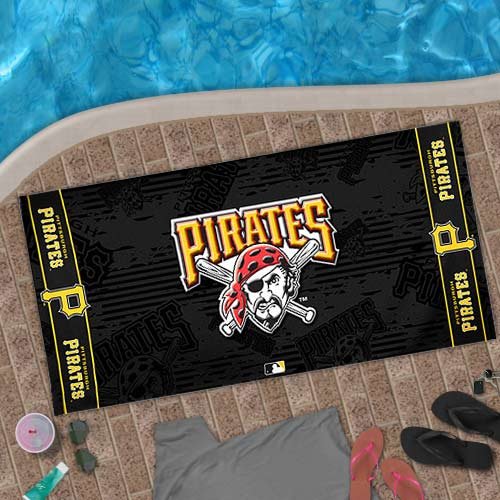 MLB Pittsburgh Pirates Fiber Reactive Beach Towel