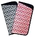 2 Pack Soft Slip In Eyeglass Case For Women, Checkered Hearts In Assorted Colors