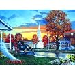 Hometown Thanksgiving 1000pc Jigsaw Puzzle by Keith Brown