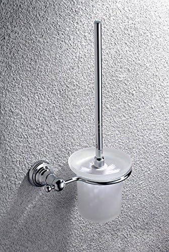 Contemporary Chrome Wall Mounted Toilet Brush Holder