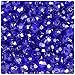 BeadTin Midnight Transparent 8mm Faceted Round Craft Beads (450pcs)