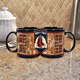 MLB Boston Red Sox 11-Ounce Black Nostalgic Mug (2 Pack)