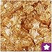 BeadTin Gold Sparkle 13mm Star Pony Beads (250pcs)