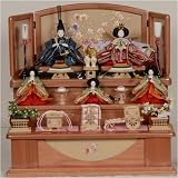 ひな人形 五人飾り 三段 収納飾り　19-12 収納タイプ 雛人形