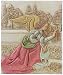 Archangel Gabriel Annunciation (detail) Relief, Color, by DaVinci