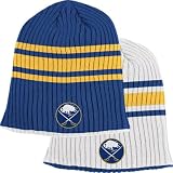 NHL Men's Team Classics Reversible Knit Hat (Buffalo Sabres, One Size Fits All)