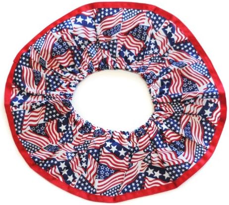 Rrruffler Patriotic Pup American Flag Design Decorative Collar, X-Large
