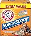 Arm & Hammer Super Scoop Clumping Litter, Unscented, 40-Pound