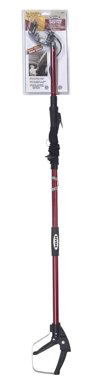 Hyde Tools 28690 QuickReach Telescoping Pole, 7-1/2-Feet to 12 ... Hyde Tools 28690 QuickReach Telescoping Pole, 7-1/2-Feet to 12 ...