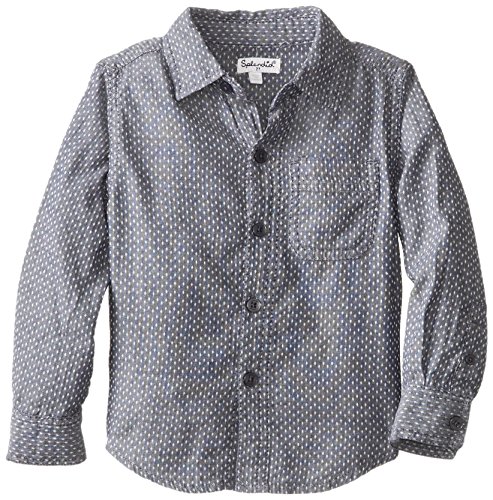 Splendid Little Boys' Dotted Chambray Shirt
