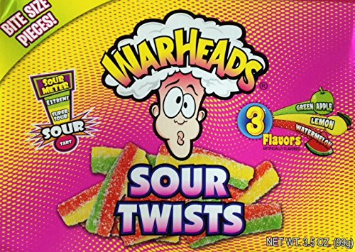 Warheads Sour Twists, 3.5 oz