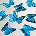 Butterfly 3D Translucent Decoration 15 AQUA Butterflies