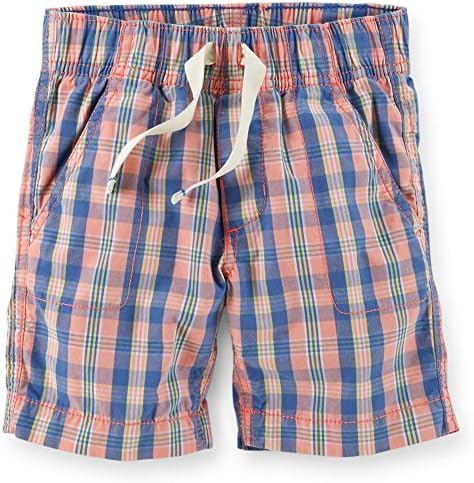 Carter's Baby Boys 2 Pack Pull-On Plaid Shorts Sizes 3-24 months Great Colors!