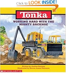 Working Hard With Mighty Backhoe (Tonka)