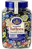WALKERS NONSUCH Assorted Toffees and Chocolate Eclairs Jars 1.25 kg