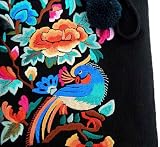 Women's Flower embroidery handbag