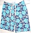 Mens Board Short Blue Floral