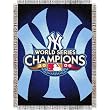 New York Yankees MLB 2009 World Series Champs Woven Tapestry Throw (48x60")"