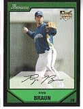 2007 Bowman Draft BDP50 Ryan Braun (Baseball Cards) (RC - Rookie Card)