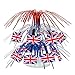 Beistle 57371 British Flag Mini Cascade Centerpiece, 7.5 Inch