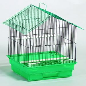 Blue Ribbon Peak Style Roof Bird Cage