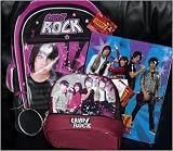 Camp Rock Backpack-hot Pink, Lunch Box and 3-d Jonas Brothers Binder Superset