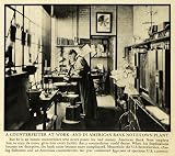 1933 Print American Bank Note Counterfeiter Money USA Coin Finance Paper Dollar - Original Halftone Print
