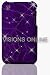 Visions Slim Iphone Hard Case Back Cover Spider Web Glitter Pattern Cover Purple