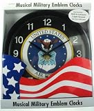 Air Force Patriotic Musical Clock
