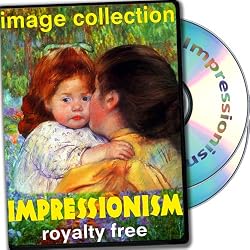 Impressionism, Over 300 High Resolution Digital Images, Royalty Free Collection DVD