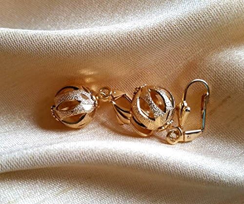 Fashion Jewelry - 14k Gold Filled Fancy Ball Drop Earring - Perfect Gift