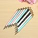 12Pcs Elegant Crown 0.38mm Black Cute Gel Pens Color Ramdon