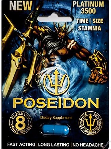 Poseidon Platinum 3500 9 pill &amp; DELAY SPRAY SUPER SIZE ME