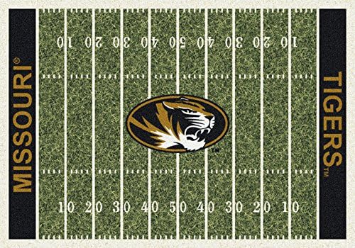 (Ship from USA) 4x6 Milliken Missouri Tigers 1200 NCAA Home Field Area Rug - Approx 3'10"x5'4" /ITEM NO#E8FH4F85491352