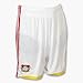 Die Ausw�rtsshort von Bayer 04 Leverkusen f�r die Saison 2009-2010.Material: 100% Polyester.Farbe: 
wei�/rot/gelb (white/sun/light-scarlet)