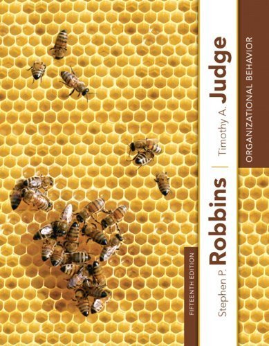 Organizational Behavior (15th Edition) (Edition 15) by Robbins, Stephen P., Judge, Timothy A. [Hardcover(2012£©]