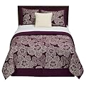Home Ethnic Plum Floral Bedding Collection