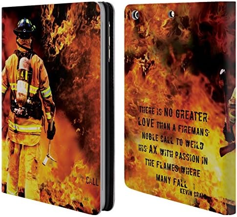 Official Jason Bullard Fireman's Noble Call Firefighter Leather Book Wallet Case Cover For Apple iPad mini 1 / 2 / 3