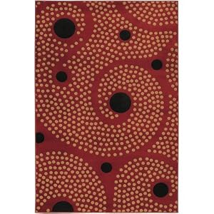 Mohawk Home Lava Rug - Red (63x94")