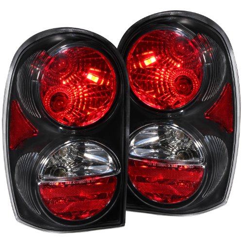 Anzo USA 211108 Jeep Liberty Black Tail Light Assembly - (Sold in Pairs) On Sale
