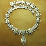 18k White Gold Yellow Diamond Necklace