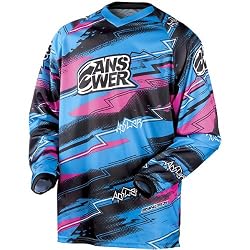 Answer Racing Syncron Prism Men's Motocross Motorcycle Jersey - Pink/Blue