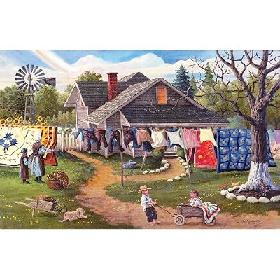The Family Wagon 1000pc Jigsaw Puzzle by Tom Antonishak
