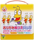おしりかじり虫 おりがみぬりえバッグ
