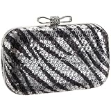 Magid Pattern Sequin Square Clutch