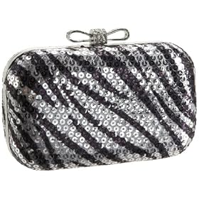 Magid Pattern Sequin Square Clutch