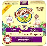 Earth's Best - TenderCare Chlorine Free Diapers Size Five 27+ lbs. - 26 Diaper(s)