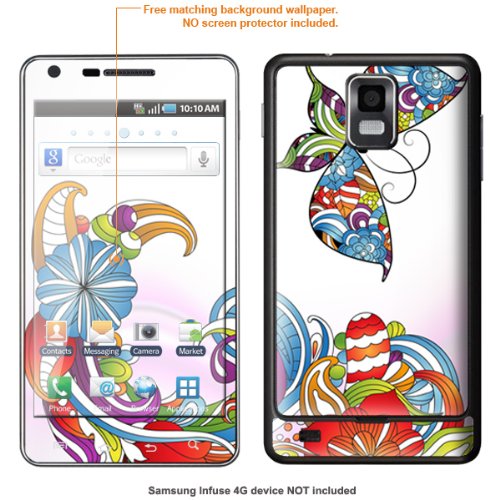 Protective Decal Skin STICKER for AT&T Samsung Infuse 4G case cover Infuse-113